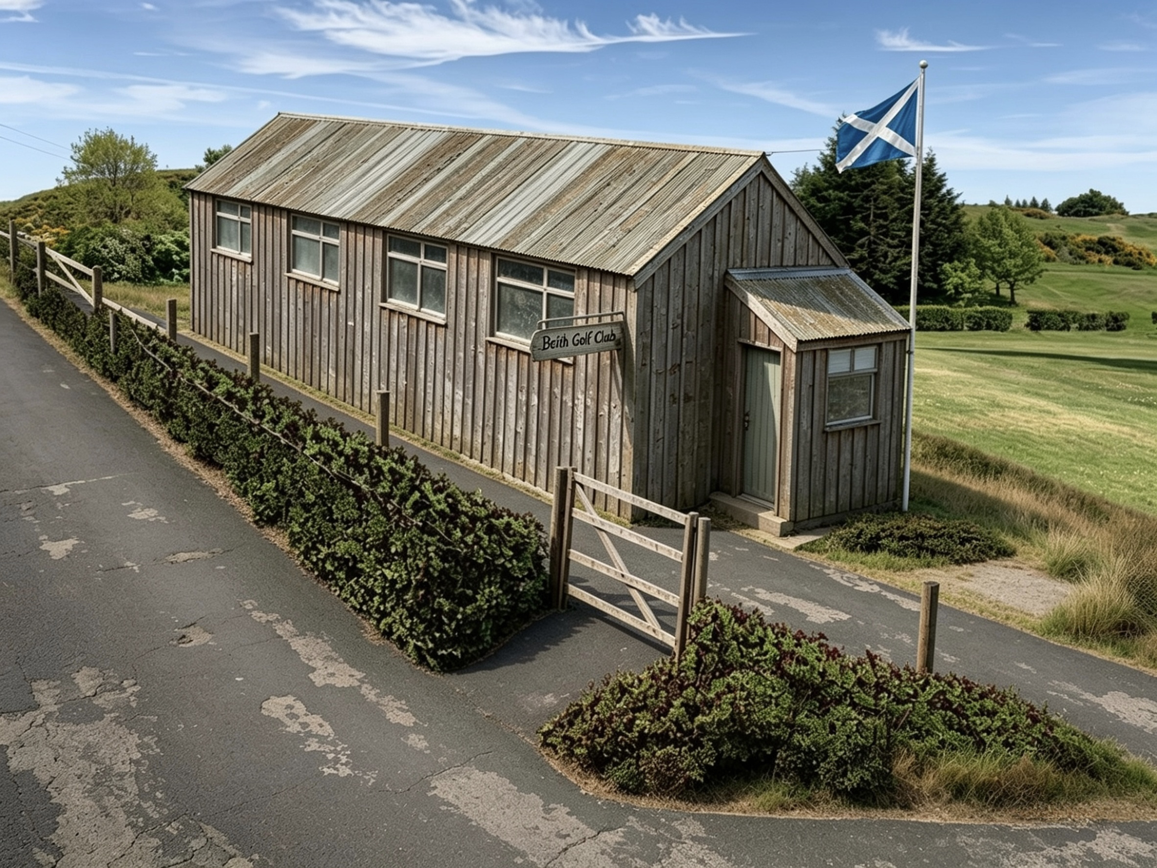 The second Clubhouse, re-imagined from a sketch